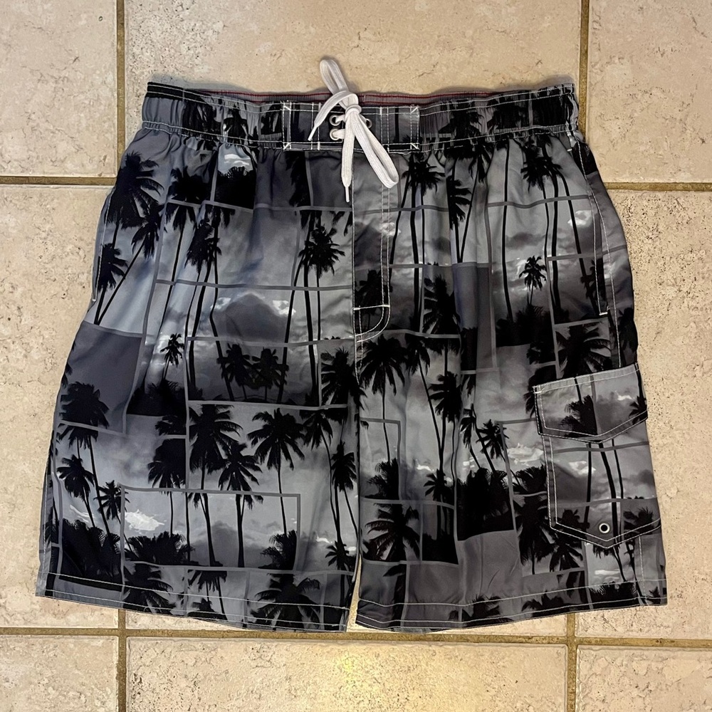 Sonoma Men's Palm Tree Swim Trunks